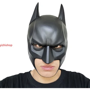 Full Mask Batman With Cowl Adult The Dark Knight Rises Halloween Cosplay Props - Picture 1 of 5