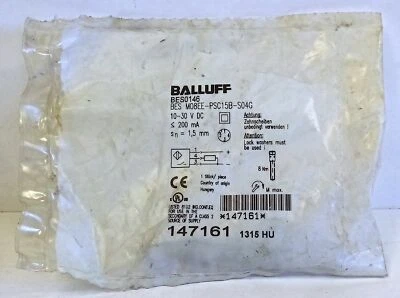 Balluff BES M08EE-PSC15B-S04G 10-30 V DC Inductive Proximity Sensor - Image 1 of 3