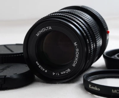 MINOLTA M Rokkor 90mm F/4 Lens Leica M Mount CLE CL from Japan - Image 1 of 4