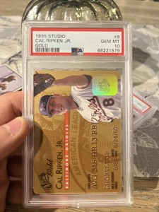 1995 STUDIO GOLD #8 CAL RIPKEN JR. ORIOLES HOF PSA 10