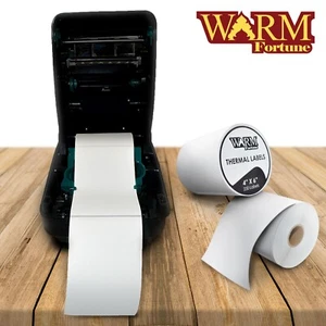 Etiquetas de envío térmico directo WF 4" X 6" 250 etiquetas por rollo - 10 ROLLOS - Imagen 1 de 6