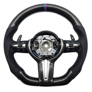 BMW Carbon Fiber Steering Wheel F20 F21 F30 F10 2010–2018 - Picture 1 of 5