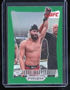 2022 Panini Prizm UFC JORGE MASVIDAL Flashbacks Green Prizm - Bild 1 von 2