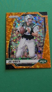 2024 Panini Prizm NFL Football #228 Joe Namath Orange Disco Card New York Jets - Bild 1 von 2