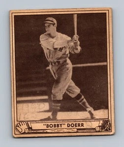 Tarjeta de béisbol vintage 1940 Play Ball #38 Bobby Doerr HOF LOW GRADE (MK) - Imagen 1 de 2