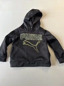 Sudadera con capucha negra Puma bebé niño talla 2T - Imagen 1 de 4