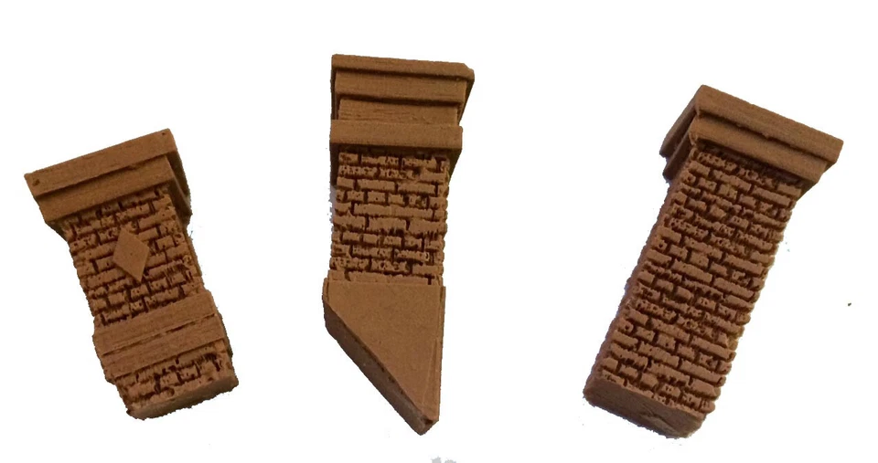 Bar Mills Models 04032 O Scale Aged Chimney Selection (Pack of 3) - Image 1 of 1