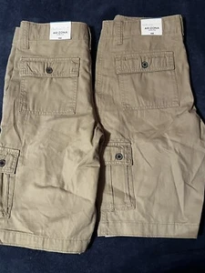 Lot Of 2 Boys Arizona Cargo Shorts Size 16 NWT - Picture 1 of 4