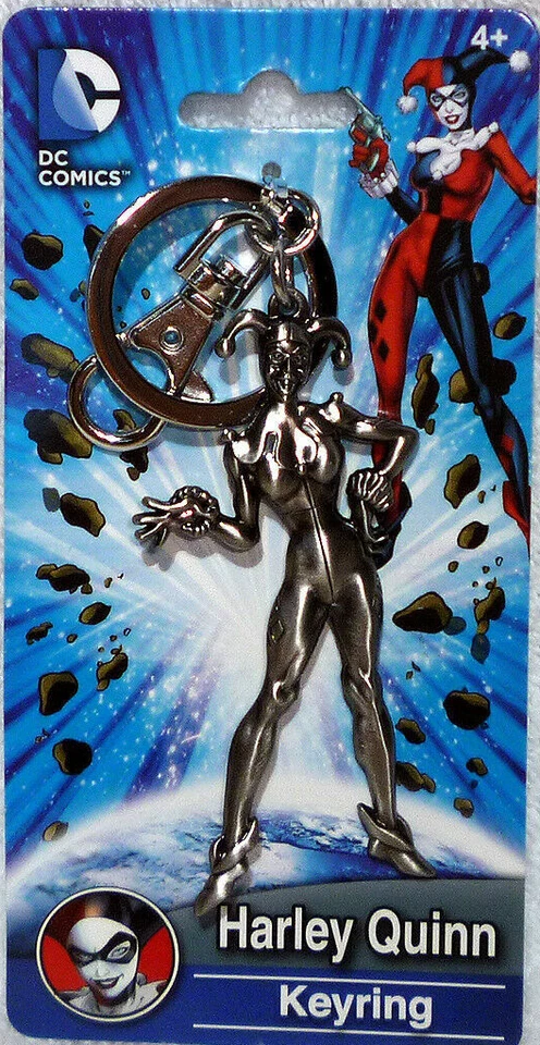 2015 DC COMICS HARLEY QUINN FIGURA PELTRE LLAVERO POR MONOGRAMA NUEVO TY2971D Foto 1 de 1