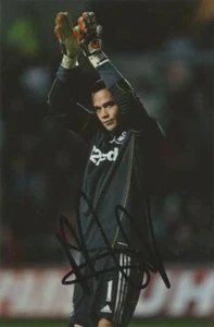 SWANSEA * MICHEL VORM SIGNED 6x4 ACTION PHOTO + COA - Bild 1 von 1