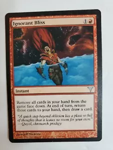 MTG Magic The Gathering Card Ignorant Bliss Instant Red Dissension 2006 - Picture 1 of 2