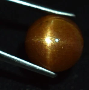 Natural Sun Stone Gemstone Cabochon 5.55 Ct Oval Shape Certified Loose Gemstone - Picture 1 of 4