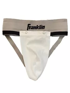 Franklin L/XL Jock Strap Athletic Support w/ Cup Pocket gym Wrestling MLB - Picture 1 of 5