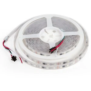 RGB LED Strip SMD5050, WS2811 (white, with controls, IP67, 12 V, 60 LEDs/m, 5 m) - Picture 1 of 3