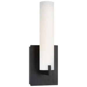Minka George Kovacs Tube LED Wall Sconce, Dark Restoration Bronze - P5040-37B-L - Picture 1 of 1