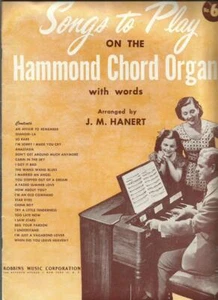 Songs to Play Hammond Akkordorgel #6 Noten Vaga Lover Wang Wang 22 Lieder - Bild 1 von 1