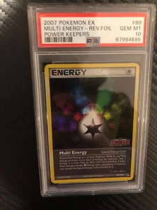 Pokemon Multi Energy Reverse Holo EX Power Keepers 89/108 PSA 10 GEM MINT - Picture 1 of 2