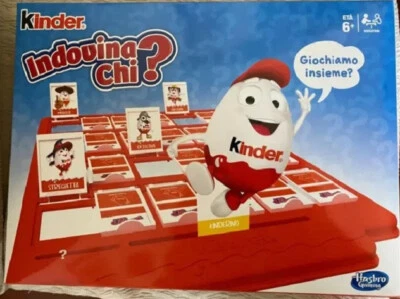 INDOVINA CHI ? GIOCO IN SCATOLA HASBRO GAMING CARATTERIZZATO KINDER - Immagine 1 di 2