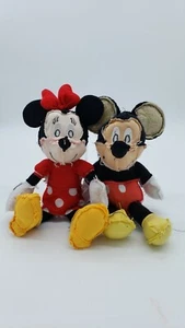 Peluche de Mickey y Minnie Mouse hecho a mano por el artista callejero de Nueva York PUKE - Imagen 1 de 10