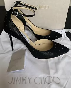 Jimmy Choo Lucy Crystal Embellished Pumps 40.5 - Picture 1 of 12