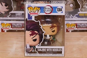 Funko Pop Animation Demon Slayer Tanjiro with Noodles #1304 with Protector BNIB - Picture 1 of 4