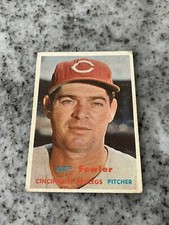 1957 Topps Baseball #233 Art Fowler Cincinnati Reds! VG!! ⚾️👀