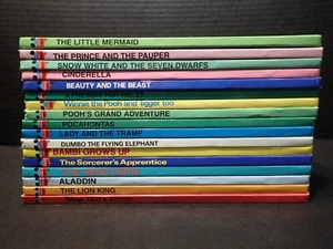 WALT DISNEY WONDERFUL WORLD OF READING BOOK LOT OF 17 HARDCOVER GROLIER - Picture 1 of 6