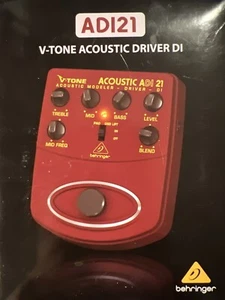 BEHRINGER ADI-21 amplificador acústico modelador/DI - Imagen 1 de 3