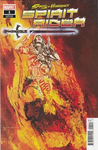 SPIRITS OF VENGEANCE SPIRIT RIDER #1 NMINT 1:25 SIENKIEWICZ VARIANT MARVEL 2021 - Picture 1 of 2
