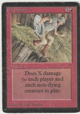 Beta MTG  Earthquake  Magic Rare