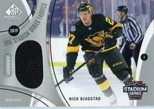 2019-20 SP Game Used '19 Stadium Series Fabrics #SS-NB Nick Bjugstad 