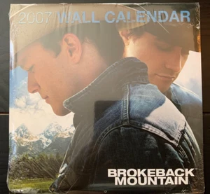 2007 New Brokeback Mountain Calendar ๐ Sealed Heath Ledger, Jake Gyllenhaal - Picture 1 of 2