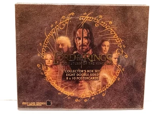 Juego de 8 postales de colección de El Señor de los Anillos de doble cara 8 X 10 - Imagen 1 de 3