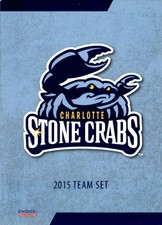2015 Charlotte Stone Crabs Choice #30 Cover Card Checklist - NM Baseball Card