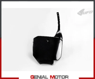 Vorne Nummernschild Ufo Plast Für Honda Cr 80 1996 > 2002 Schwarz - Изображение 1 из 2