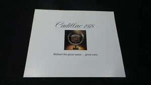 Vintage 1978 CADILLAC Sales Brochure Full Line - Foto 1 di 9
