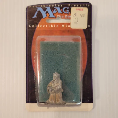 Magic the Gathering Metal Miniature Samite Healer Heartbreaker Collectible 9108 - Image 1 of 4