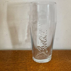Vintage Embossed Grolsch 1/2 Pint Glass VGC - Picture 1 of 4