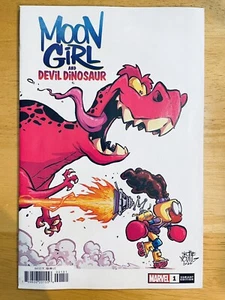 MOON GIRL AND DEVIL DINOSAUR #1 (2023) SKOTTIE YOUNG CVR KEY! 1ST APP OF OLIVIA - Picture 1 of 6