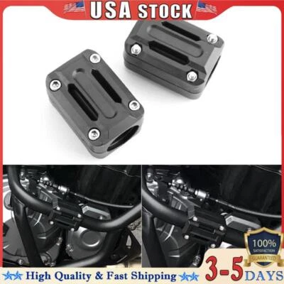 Bloque decorativo parachoques protector motor moto 25 mm 4 piezas para BMW R1200GS Foto 1 de 4