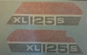 REPLACEMENT DECAL KIT SUITABLE FOR HONDA XL125s WHITE BIKE VERSION SIDE PANEL - Picture 1 of 1