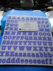 Creative Memories BOLD Large 1” ABC 123 Alphabet & Number Sticker PURPLE NEW - Picture 1 of 3