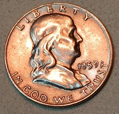 1959 franklin half dollar DDR  RPM - Image 1 of 4