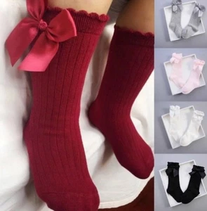 Calcetines altos con cinta para niñas pequeñas - Imagen 1 de 6