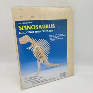 Build Your Own Spinosaurus Dinosaur Wood Wooden Model Building Kit - Picture 1 of 2