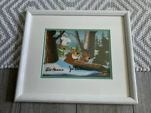 Yogi Bear Boo Boo Wally Gator Hanna Barbera Signed Cel - Picture 1 of 9