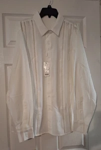 GOOFANDY Long Sleeve Shirt Large White Dress Collared Dress Shirt - Bild 1 von 7