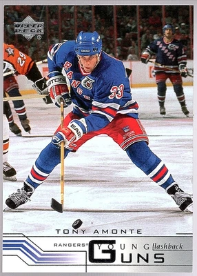 TONY AMONTE 2001-02 Upper Deck Young Guns Flashback #222 New York Rangers - Image 1 of 2
