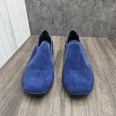 Easy Spirit AntiGravity Esamorette Women's Slip-On Shoes 9.5M Medium Blue Suede - Image 1 of 4