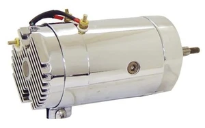 Chrome 12V Generator w/Built-In Regulator 1965-1983 Harley Sportster (21071) - Imagen 1 de 1